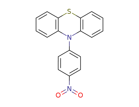 Molecular Structure of 19606-94-1 (10H-Phenothiazine, 10-(4-nitrophenyl)-)
