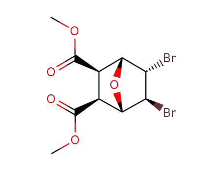Molecular Structure of 19686-53-4 (dimethyl 5,6-dibromo-7-oxabicyclo[2.2.1]heptane-2,3-dicarboxylate)