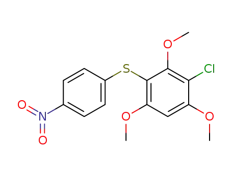 Benzene, 2-chloro-1,3,5-trimethoxy-4-[(4-nitrophenyl)thio]-