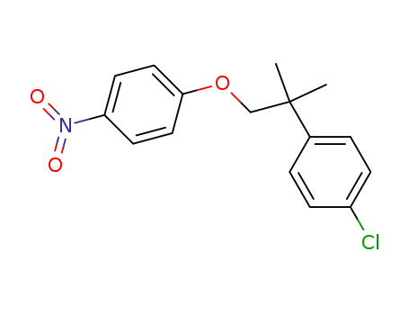 Benzene, 1-chloro-4-[1,1-dimethyl-2-(4-nitrophenoxy)ethyl]-