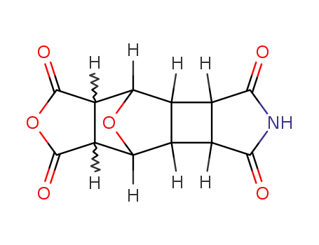 1,3-dioxo-decahydro-4,7-epioxido-benzo[3,4]cyclobuta[1,2-<i>c</i>]pyrrole-5,6-dicarboxylic acid anhydride