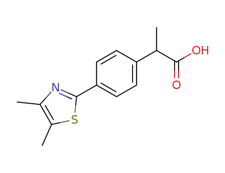 α-메틸-4-(4,5-디메틸-2-티아졸릴)벤젠아세트산