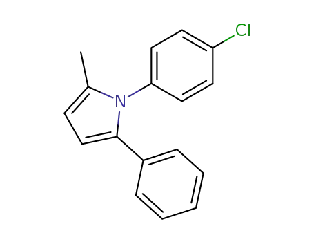 1H-Pyrrole, 1-(4-chlorophenyl)-2-methyl-5-phenyl-