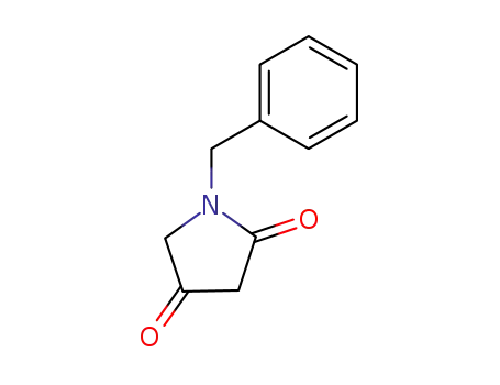 Molecular Structure of 30125-76-9 (1-(phenylmethyl)pyrrolidine-2,4-dione)