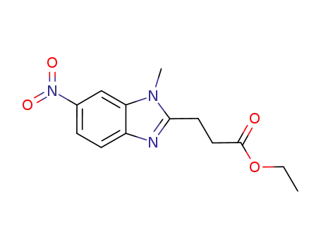 1H-Benzimidazole-2-propanoic acid, 1-methyl-6-nitro-, ethyl ester