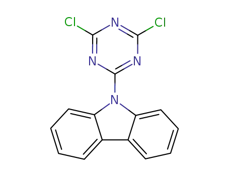 Molecular Structure of 24209-95-8 (9H-Carbazole, 9-(4,6-dichloro-1,3,5-triazin-2-yl)-)