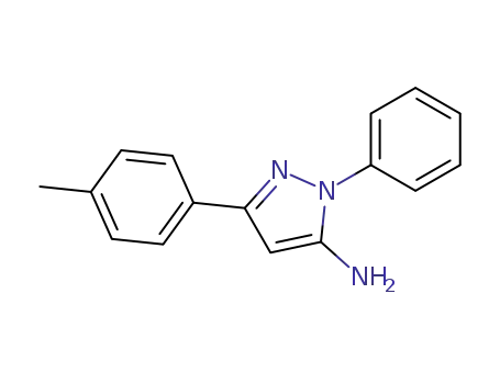 Molecular Structure of 90012-40-1 (2-PHENYL-5-P-TOLYL-2H-PYRAZOL-3-YLAMINE)