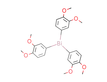 Molecular Structure of 895154-77-5 (tris(3,4-dimethoxyphenyl)bismuthane)