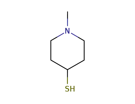 Molecular Structure of 1072-99-7 (1-methylpiperidine-4-thiol)