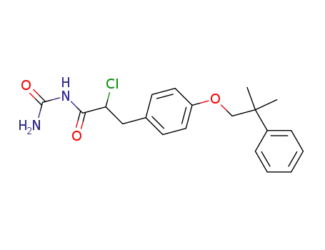 Benzenepropanamide,
N-(aminocarbonyl)-a-chloro-4-(2-methyl-2-phenylpropoxy)-