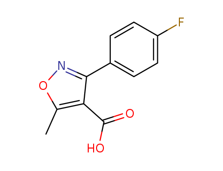 4-Isoxazolecarboxylicacid, 3-(4-fluorophenyl)-5-methyl-