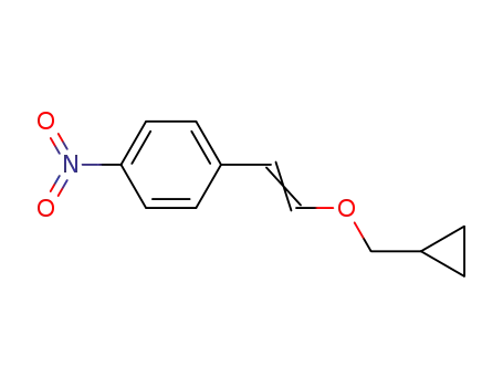 Benzene, 1-[2-(cyclopropylmethoxy)ethenyl]-4-nitro-