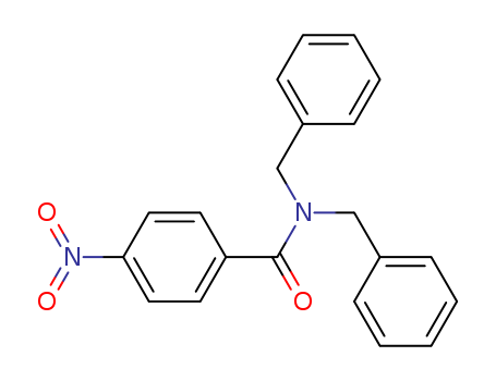 Benzamide,4-nitro-N,N-bis(phenylmethyl)- cas  2585-27-5