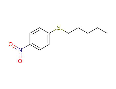 Molecular Structure of 80279-56-7 (Benzene, 1-nitro-4-(pentylthio)-)