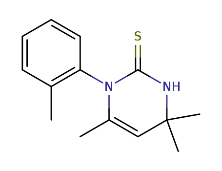 3,4-ジヒドロ-4,4,6-トリメチル-1-(2-メチルフェニル)ピリミジン-2(1H)-チオン