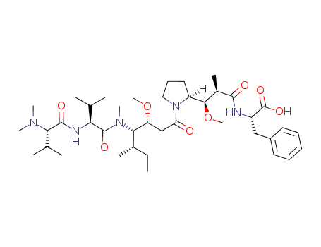 L-Phenylalanine, N,N-dimethyl-L-valyl-L-valyl-(3R,4S,5S)-3-methoxy-5-methyl-4-(methyla mino)heptanoyl-(aR,bR,2S)-b-methoxy-a-methyl-2-pyrrolidinepropano yl-