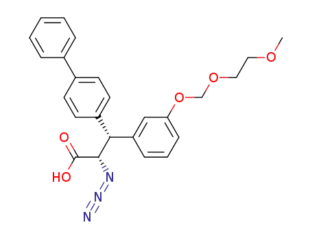 (2S,3R)-2-Azido-3-biphenyl-4-yl-3-[3-(2-methoxy-ethoxymethoxy)-phenyl]-propionic acid