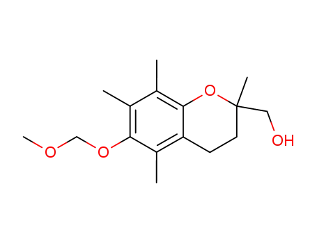 Molecular Structure of 107188-55-6 (2-hydroxymethyl-6-methoxymethoxy-2,5,7,8-tetramethylchroman)