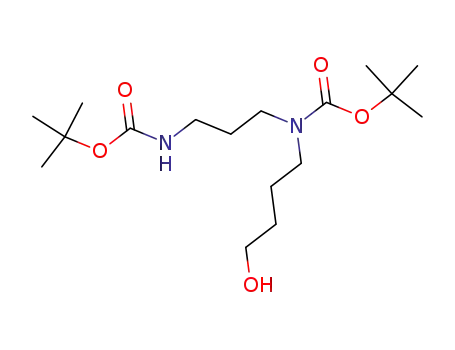 Carbamic acid,
[3-[[(1,1-dimethylethoxy)carbonyl]amino]propyl](4-hydroxybutyl)-,
1,1-dimethylethyl ester