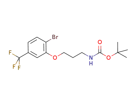 tert-butyl {3-[2-bromo-5-(trifluoromethyl)phenoxy]propyl}carbamate