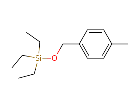 Molecular Structure of 57586-16-0 (Silane, triethyl[(4-methylphenyl)methoxy]-)