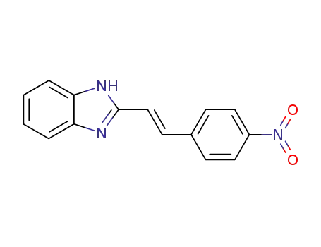 Molecular Structure of 28940-47-8 (2-(2-{4-nitrophenyl}vinyl)-1H-benzimidazole)