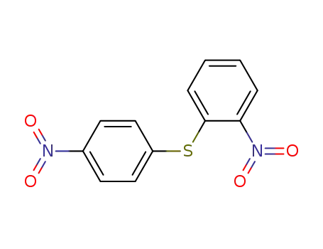Molecular Structure of 21387-93-9 (4-nitrophenyl 2-nitrophenyl sulfide)