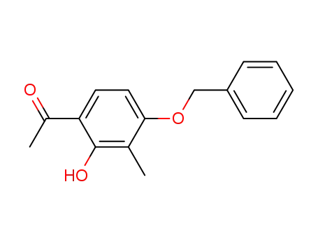 Molecular Structure of 73640-74-1 (4'-BENZYLOXY-2'-HYDROXY-3'-METHYLACETOPHENONE)