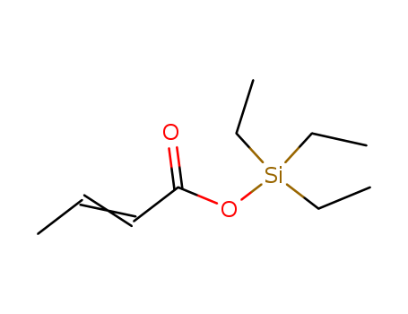 2-Butenoic acid, triethylsilyl ester
