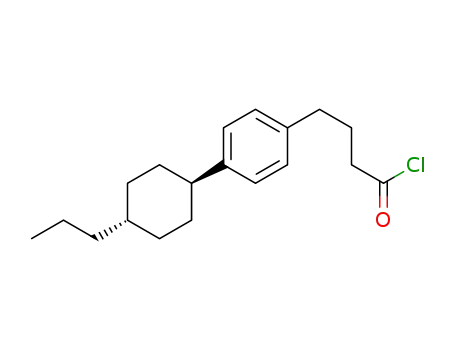 Benzenebutanoyl chloride, 4-(4-propylcyclohexyl)-, trans-