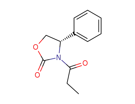 Molecular Structure of 184363-66-4 ((S)-4-PHENYL-3-PROPIONYL-2-OXAZOLIDINONE)