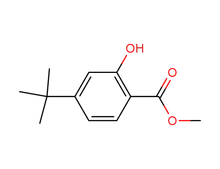 Benzoic acid, 4-(1,1-dimethylethyl)-2-hydroxy-, methyl ester