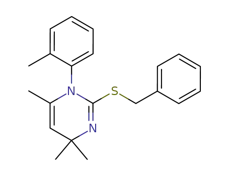 2-Benzylsulfanyl-4,4,6-trimethyl-1-o-tolyl-1,4-dihydro-pyrimidine