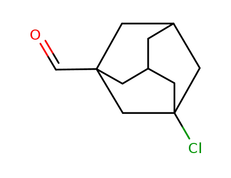Molecular Structure of 58727-80-3 (1-carbaldehyde-3-chloroadamantane)