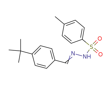 Molecular Structure of 65609-73-6 (N′-(4-tert-butylbenzylidene)-4-methylbenzenesulfonohydrazide)
