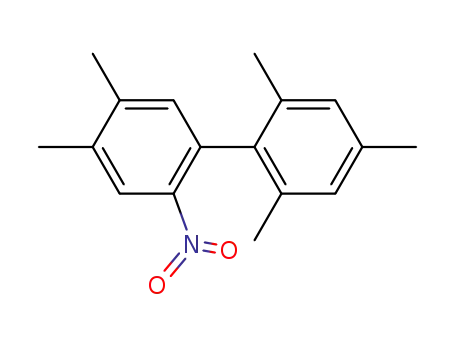 Molecular Structure of 99321-72-9 (2-nitro-2',4,4',5,6'-pentamethylbiphenyl)