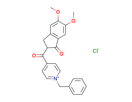 1-benzyl-4-(5,6-dimethoxy-1-oxo-indane-2-carbonyl)-pyridinium chloride