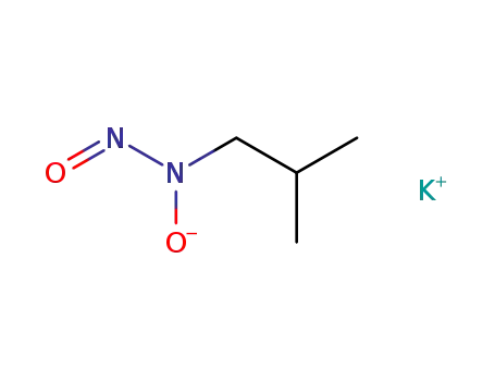Molecular Structure of 75934-58-6 (1-Propanamine, N-hydroxy-2-methyl-N-nitroso-, potassium salt)