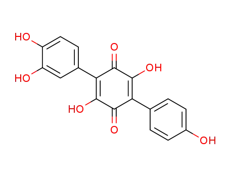 3,6-Dihydroxy-2-(3,4-dihydroxyphenyl)-5-(4-hydroxyphenyl)-1,4-benzoquinone