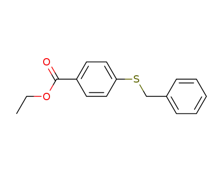 Molecular Structure of 58324-80-4 (ethyl 4-(benzylsulfanyl)benzoate)