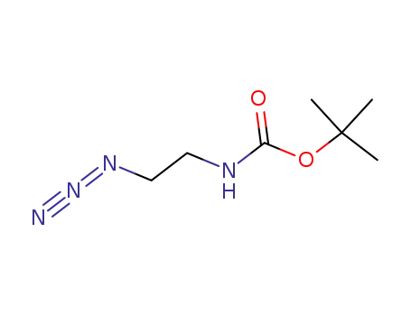 Molecular Structure of 117861-38-8 (N-Boc-2-azidoethylaMine)