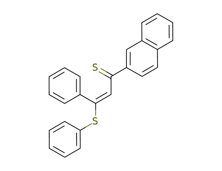 2-Propene-1-thione, 1-(2-naphthalenyl)-3-phenyl-3-(phenylthio)-