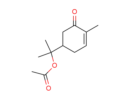 2-Cyclohexen-1-one, 5-[1-(acetyloxy)-1-methylethyl]-2-methyl-