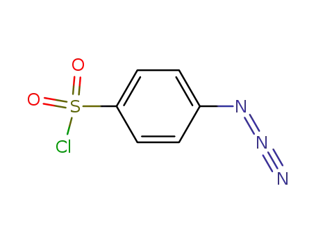 Molecular Structure of 15001-44-2 (Benzenesulfonyl chloride, 4-azido-)