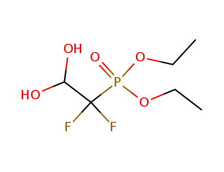 Phosphonic acid, (1,1-difluoro-2,2-dihydroxyethyl)-, diethyl ester