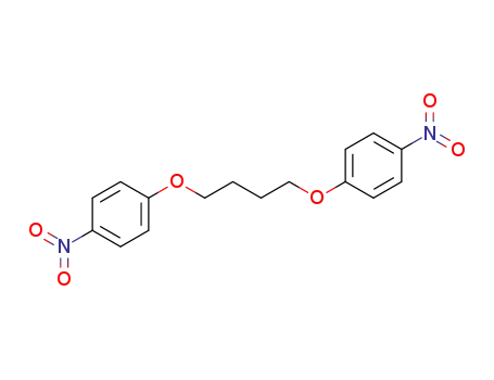 Molecular Structure of 14467-68-6 (Benzene, 1,1'-[1,4-butanediylbis(oxy)]bis[4-nitro-)