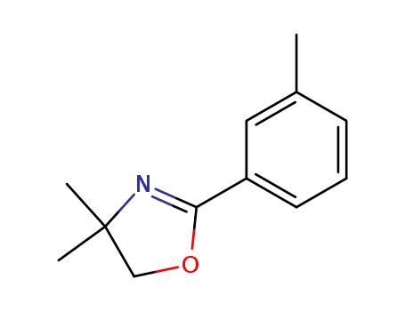 Molecular Structure of 82946-72-3 (4,5-DIHYDRO-4,4-DIMETHYL-2-M-TOLYLOXAZOLE)