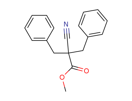 Methyl 2-benzyl-2-cyano-3-phenylpropanoate