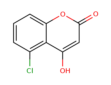 Molecular Structure of 54311-48-7 (5-CHLORO-4-HYDROXY-2H-CHROMEN-2-ONE)