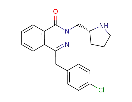 4-[(4-chlorophenyl)methyl]-2-{[(2R)-2-pyrrolidinyl]methyl}-1(2H)-phthalazinone